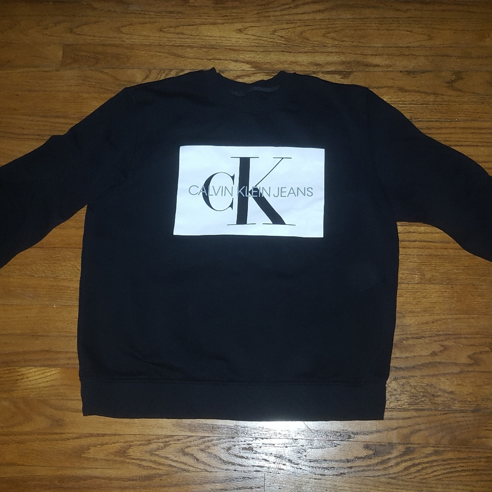 Calvin Klein Sweatshirt Black l/xl - Picture 1 of 1